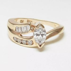 14k gold engagement ring